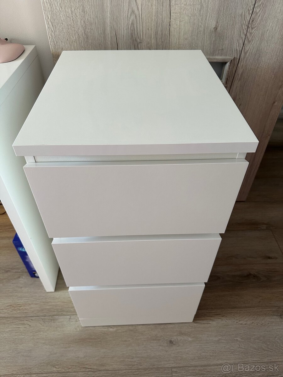 Komoda s 3 zásuvkami MALM Ikea