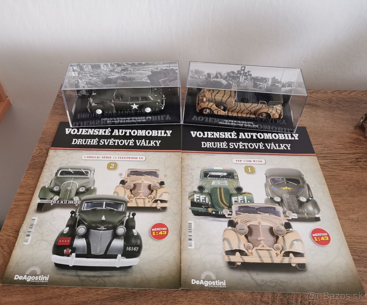 Modely - Vojenské automobily 1:43 od DeAgostini