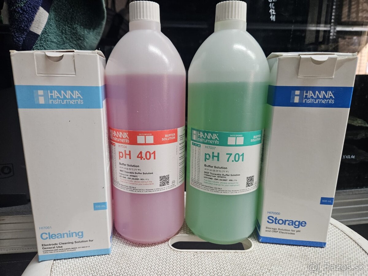 PH meter, PH roztoky, kalibracia