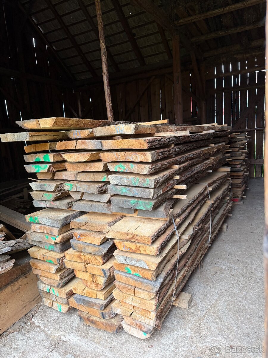 Dubové sušené fošne/ stolárske rezivo