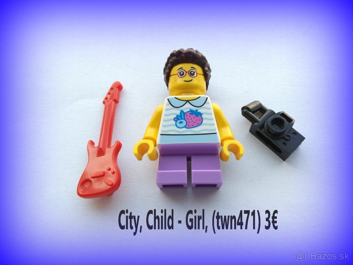 Lego® Originál City figúrka, Child - Girl (nové)