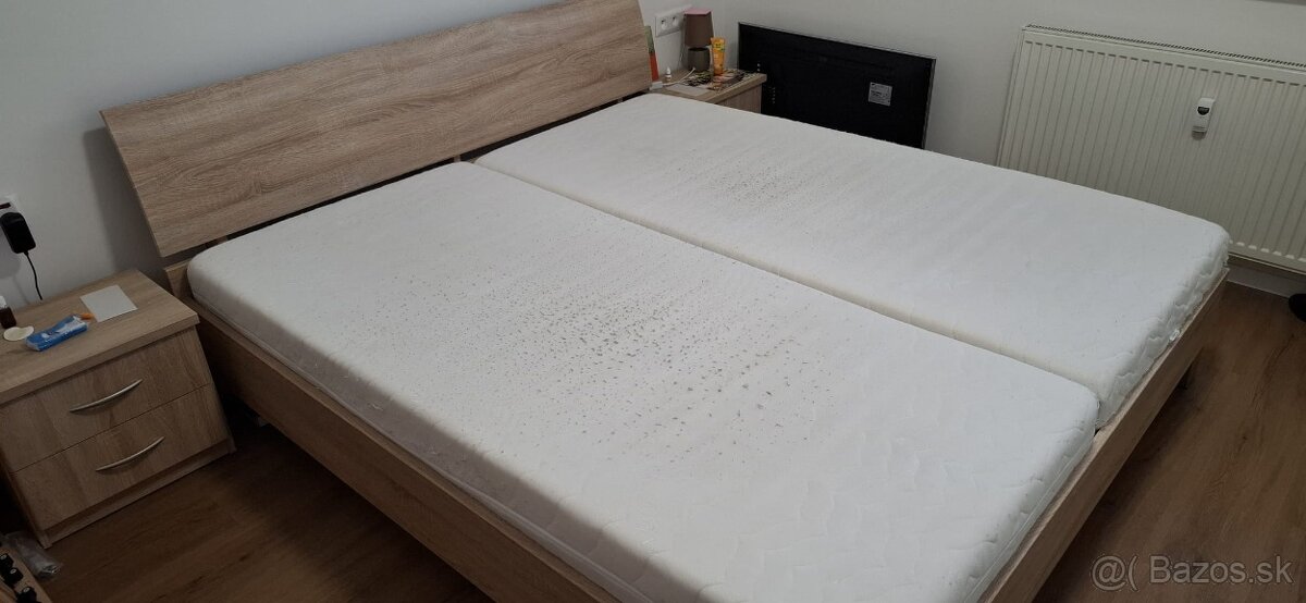 2ks penové matrace 90x200 cm