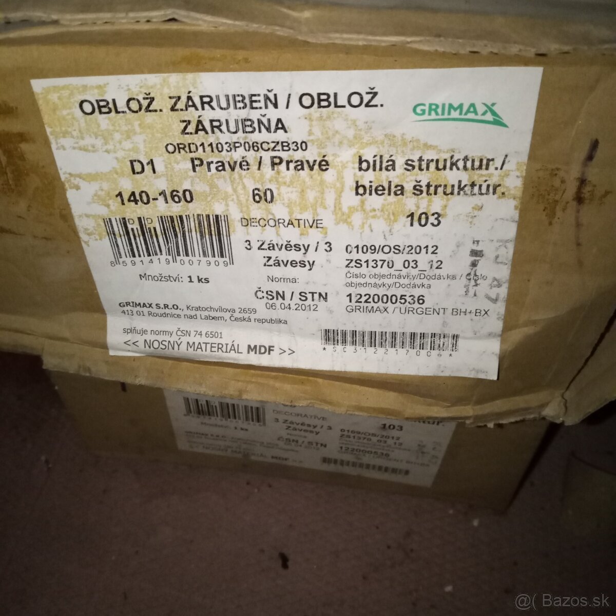 Predám obložkové zárubne