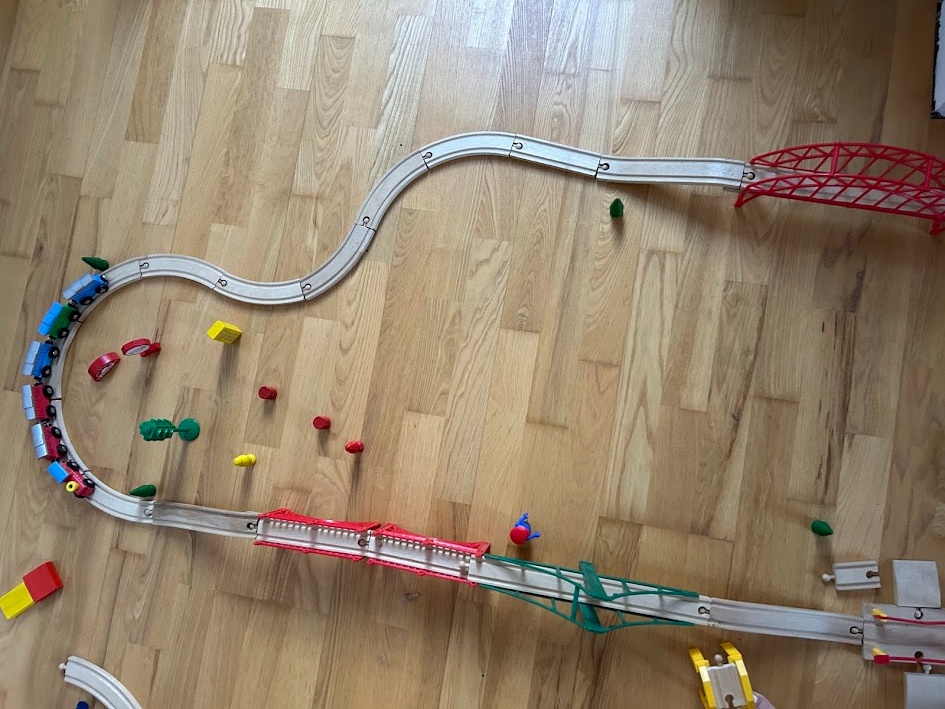 Drevená autodráha IKEA