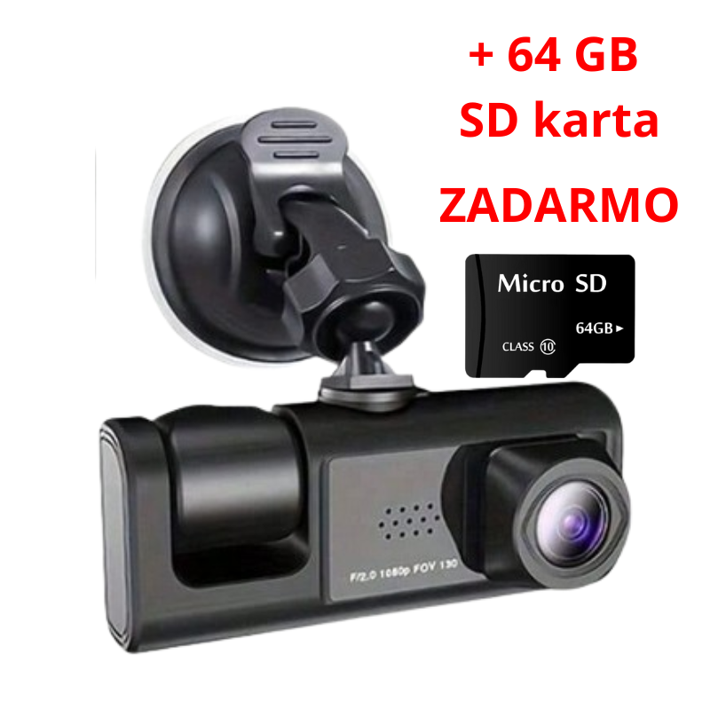 Kamera do auta + 64GB SD karta