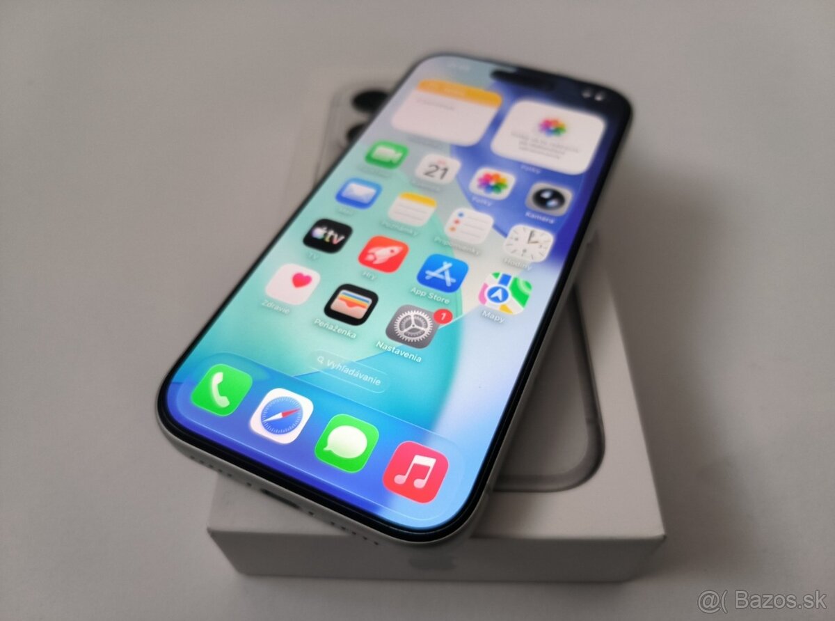 apple iphone 17 PRO 256gb Silver / Batéria 99%