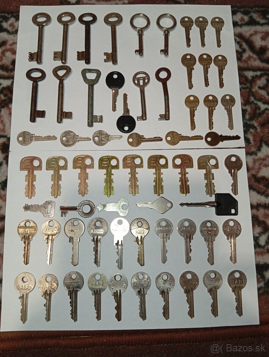 Predám staré kľúče