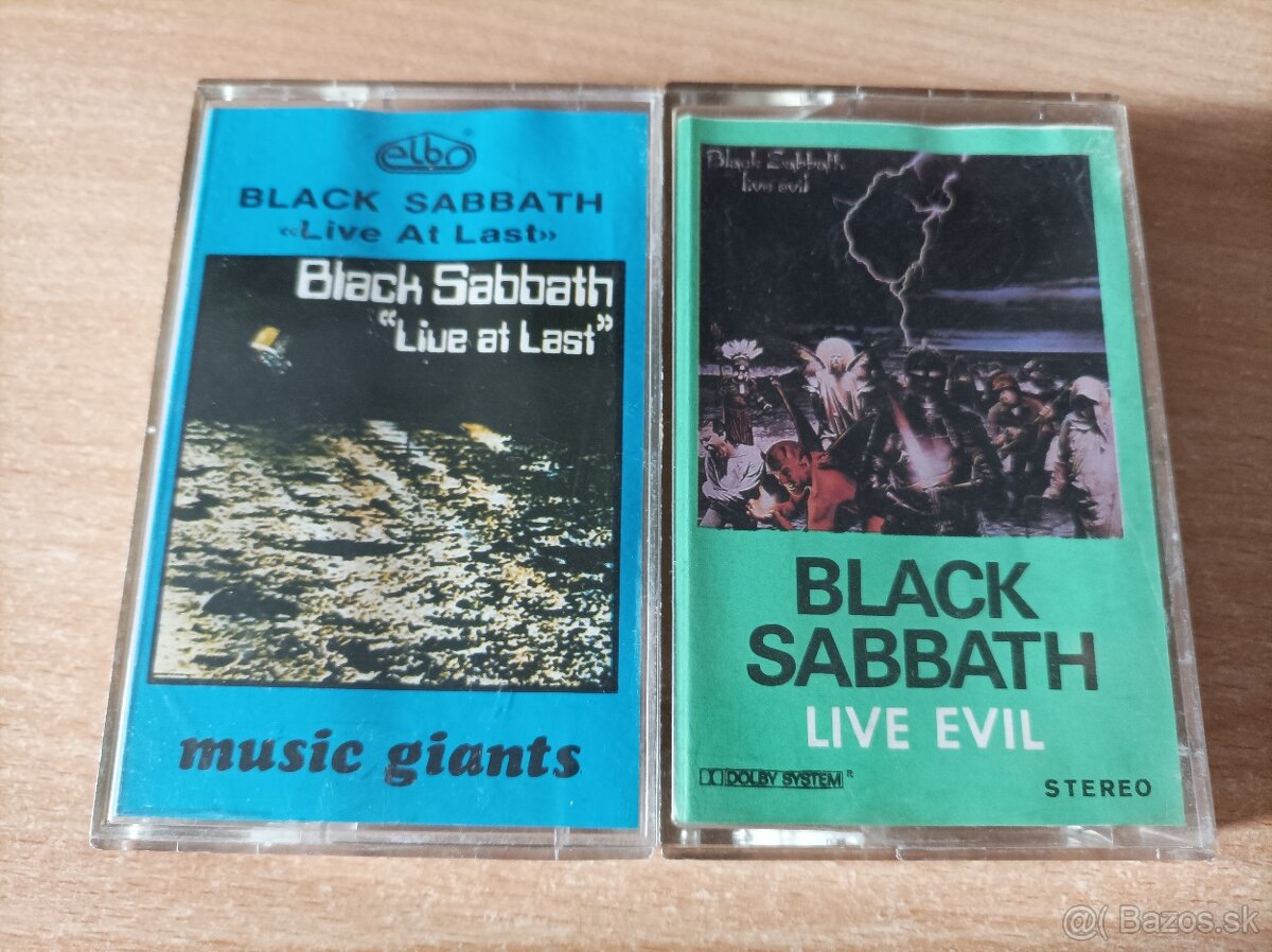 Kazety Black Sabbath