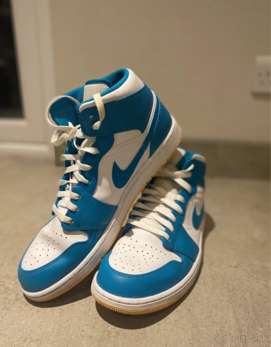 JORDAN 1 MID "Aquatone" velkost 47.5 v top stave