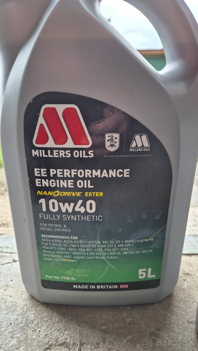MILLERS OILS EE Performance 10w40 6L