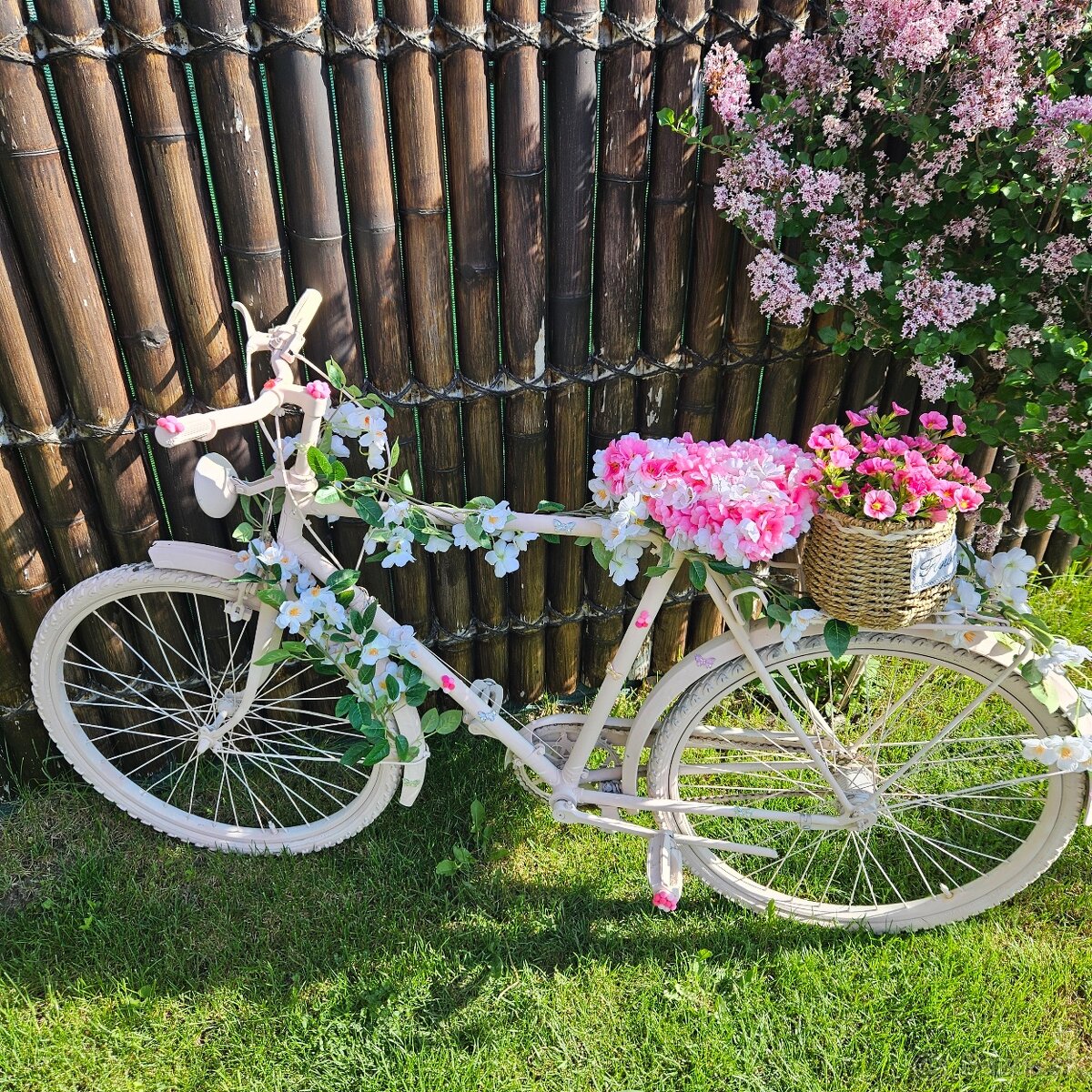 Kvetinový bicykel