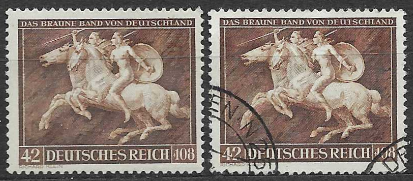 REICH 💥PZDR.780. Brown Bonds 1941 čistá lep +raz.