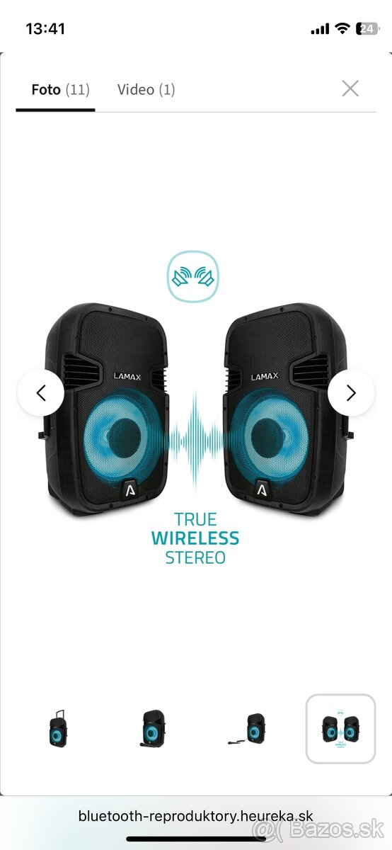 Lamax partyboom 500 ( Bluetooth reprák )
