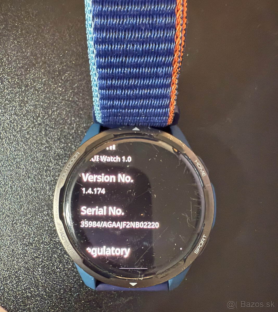 Chytré hodinky Xiaomi Watch S1 Active - modré