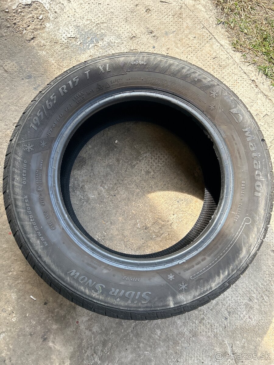 Matador 195/65/15 zimne