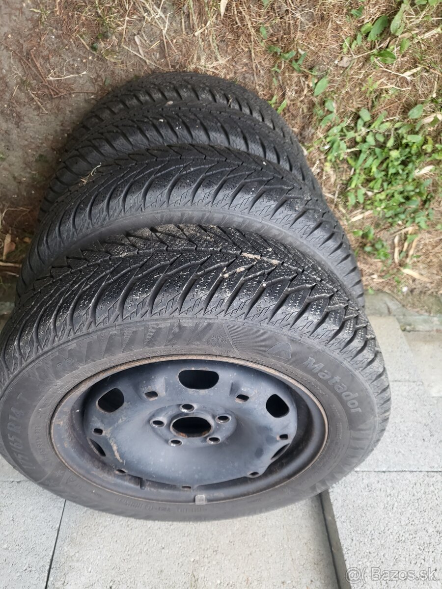 175/65 R14 Zimné gumy na diskoch