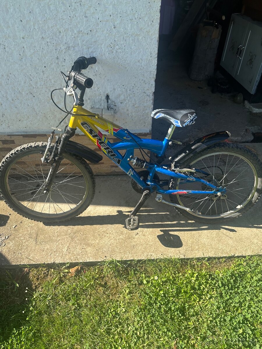 detsky celoodpruzeny bicykel