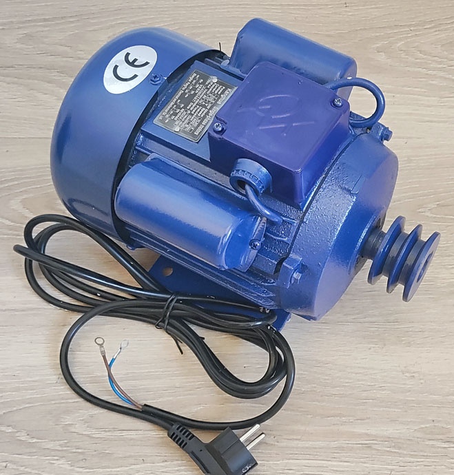 1fázový elektromotor s remenicou 220V 1,5kW 1500ot.