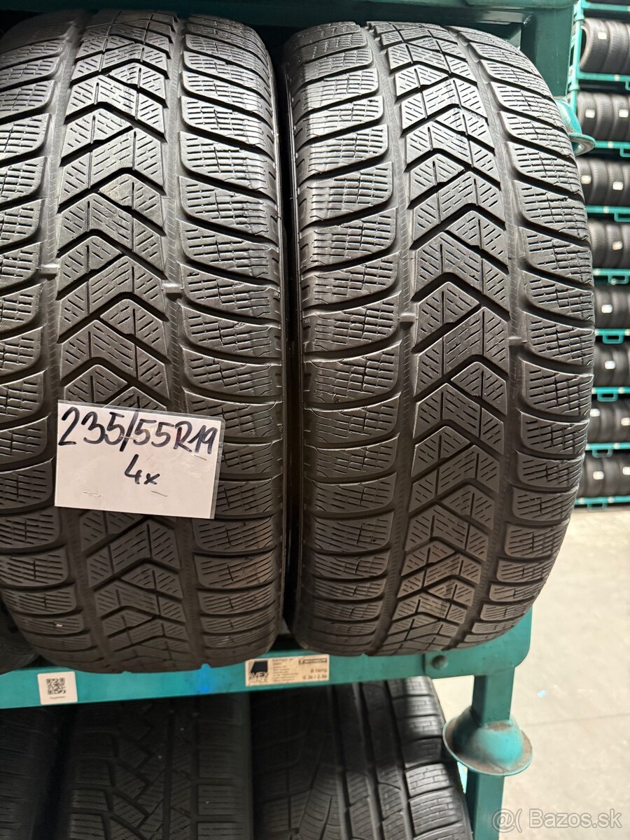 235/55/19 jazdené zimne pneu