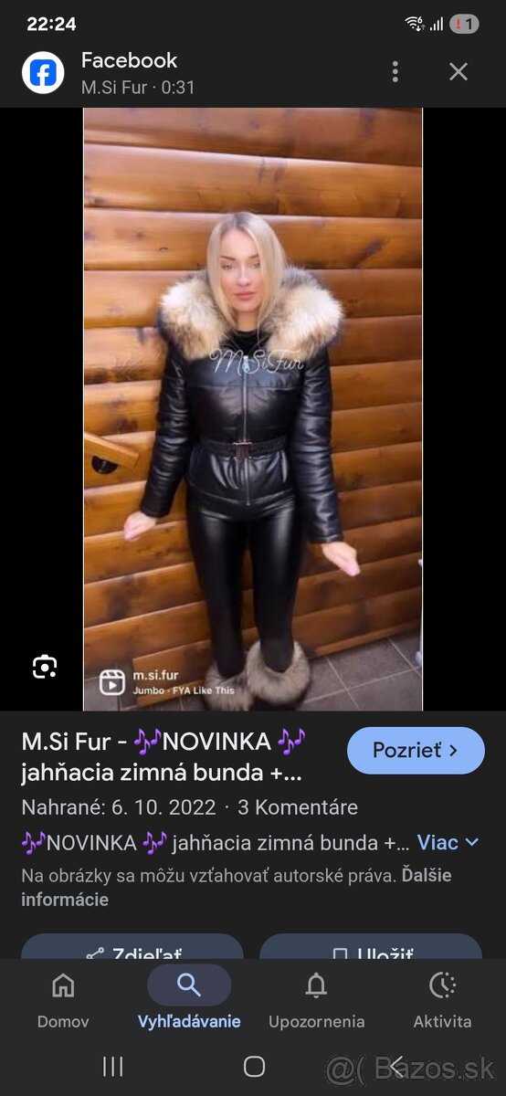 Bunda s pravou kozusinou