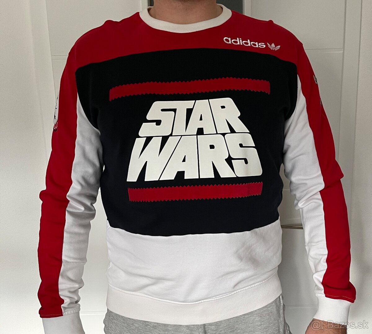 Pánska mikina Adidas x Star Wars, veľkosť L