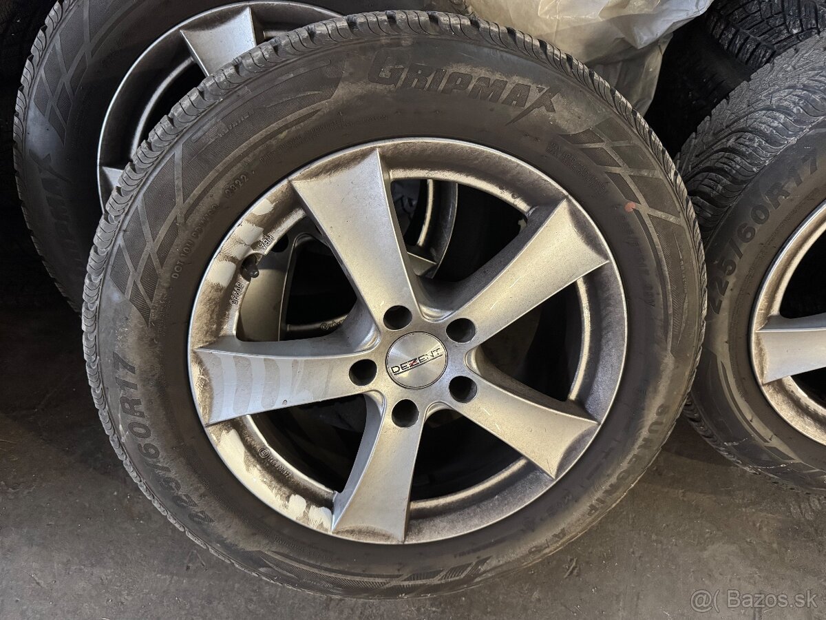 Predam celorocne pneu GRIPMAX a Disky DEZENT >>>225/60 R17