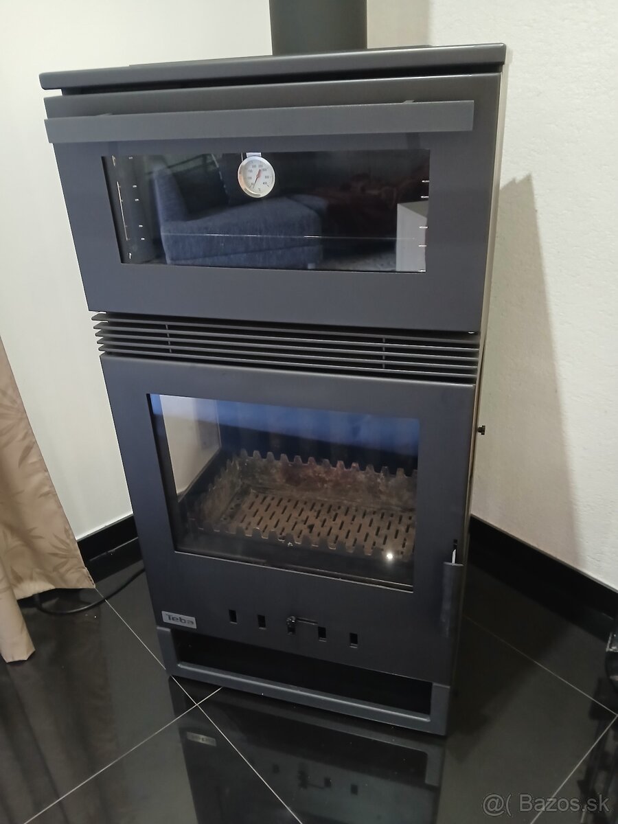 Krbova pec TEBA tk15 s rurou na pecenie