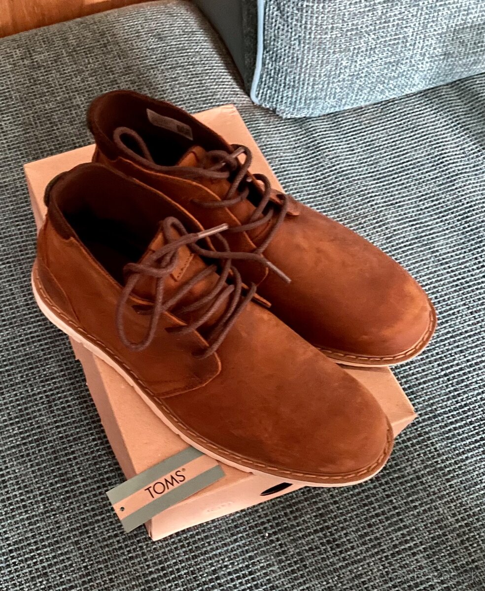 Pánske členkové topánky 40,nové,pravá koža,16€