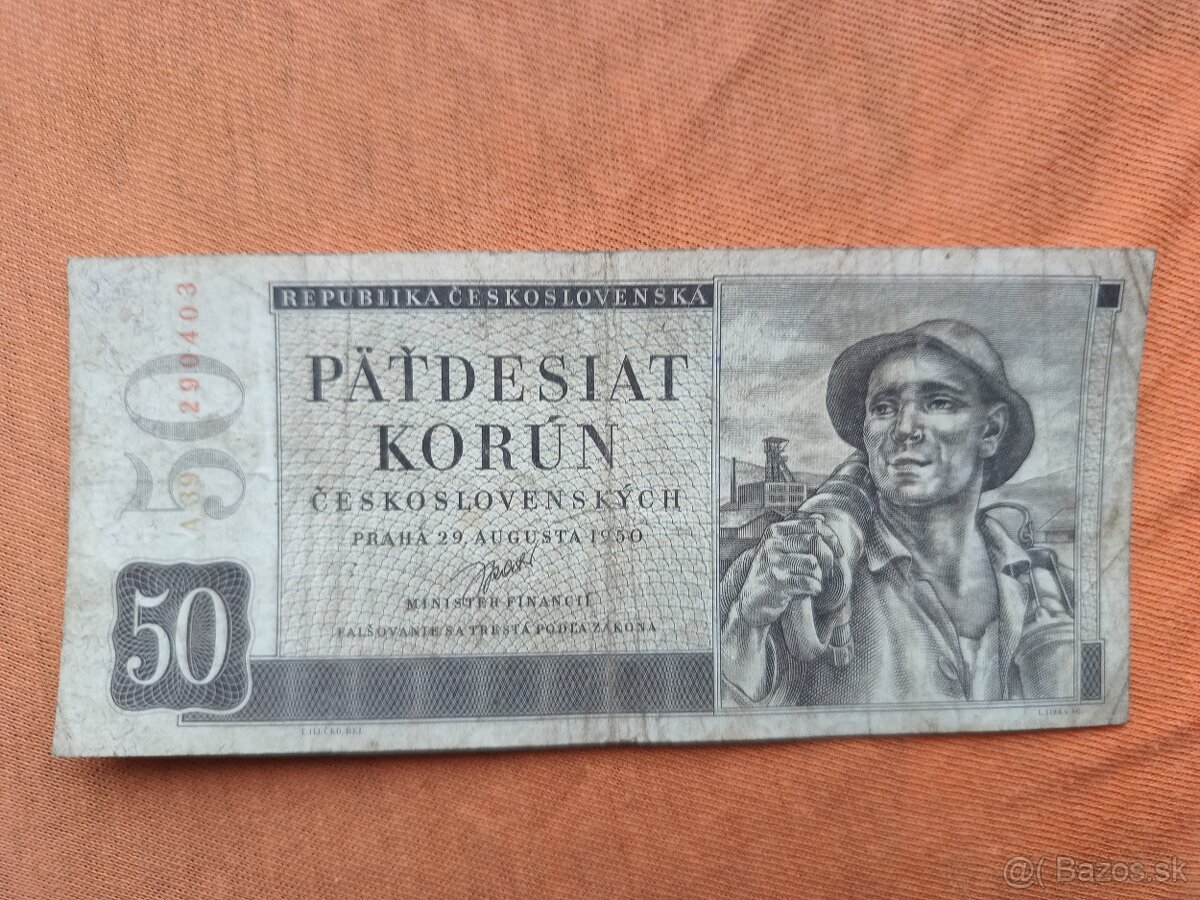 Bankovky ČSR - 5