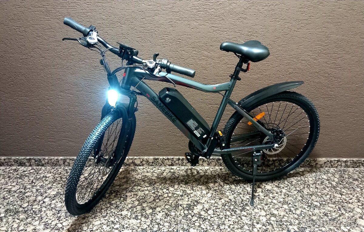 elektrický bicykel - Samebike SY 26, šedý