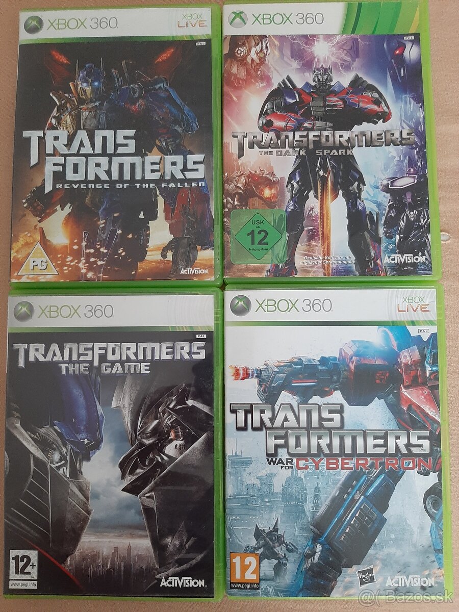 Xbox 360 hry Transformers
