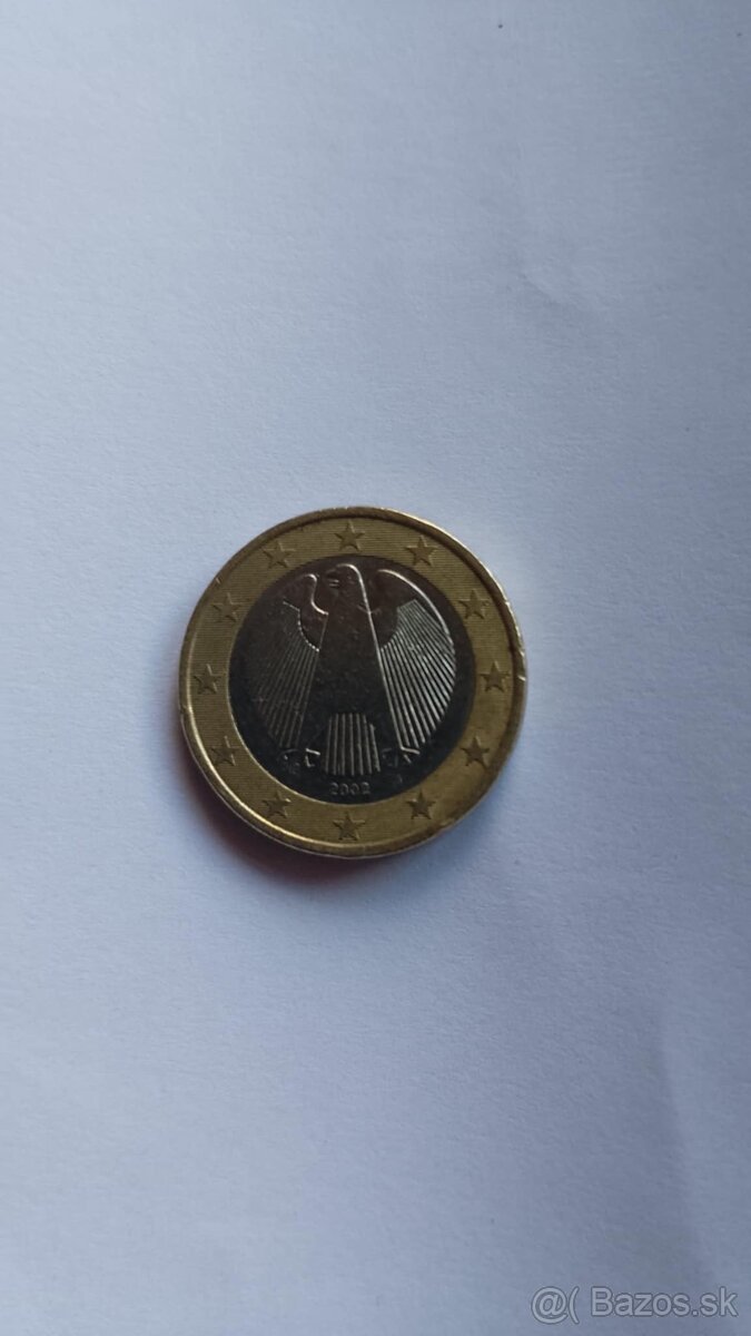 1€ Nemecka minca 2002