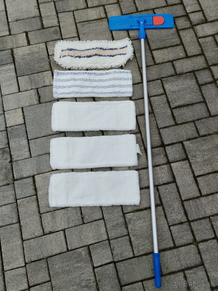 Mop kapsový magentický 40/60 cm , 140 cm tyč a 5 ks návlekov