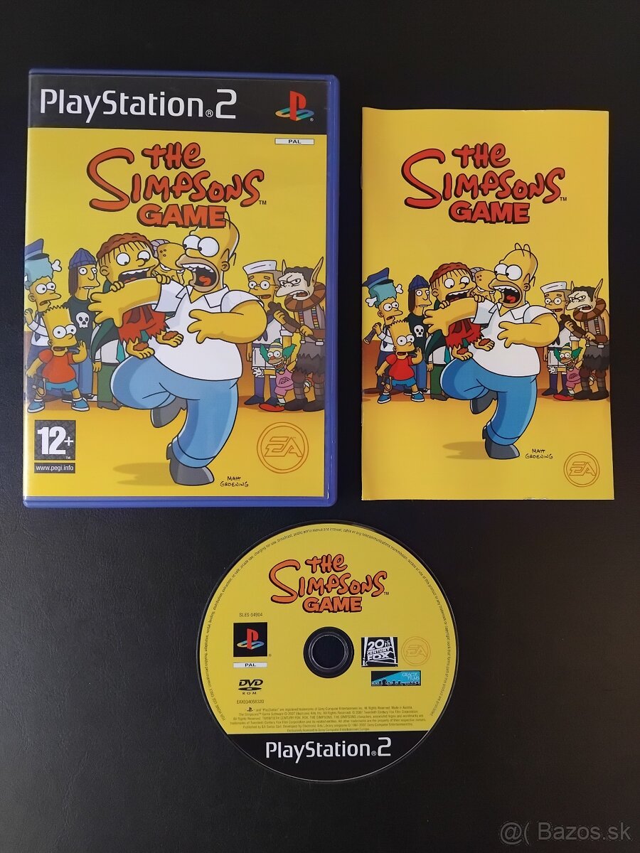 Hra pre PS2 - The Simpsons Game