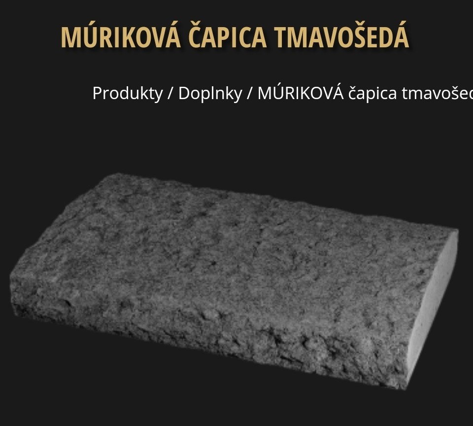 MÚRIKOVÁ ČAPICA TMAVOŠEDÁ-ANTRACIT