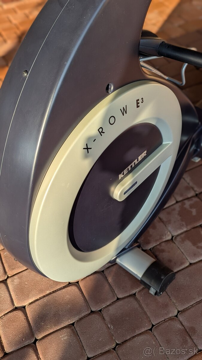 KETTLER X-ROW E3 veslovací trenažér – málo používaný GERMANY