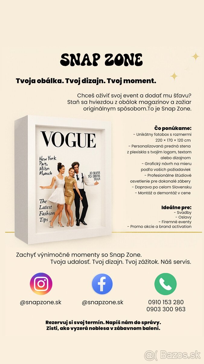 Prenájom Fotosteny