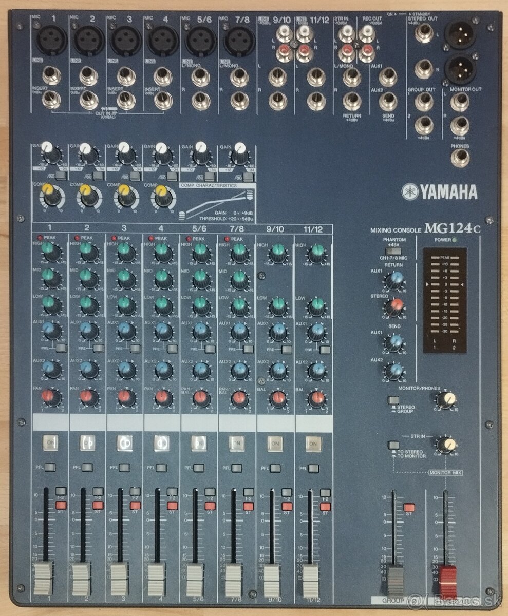 Mixpult Yamaha MG124C