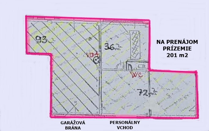 Na prenájom skladovo-obchodný priestor 200m2 Banská Bystric