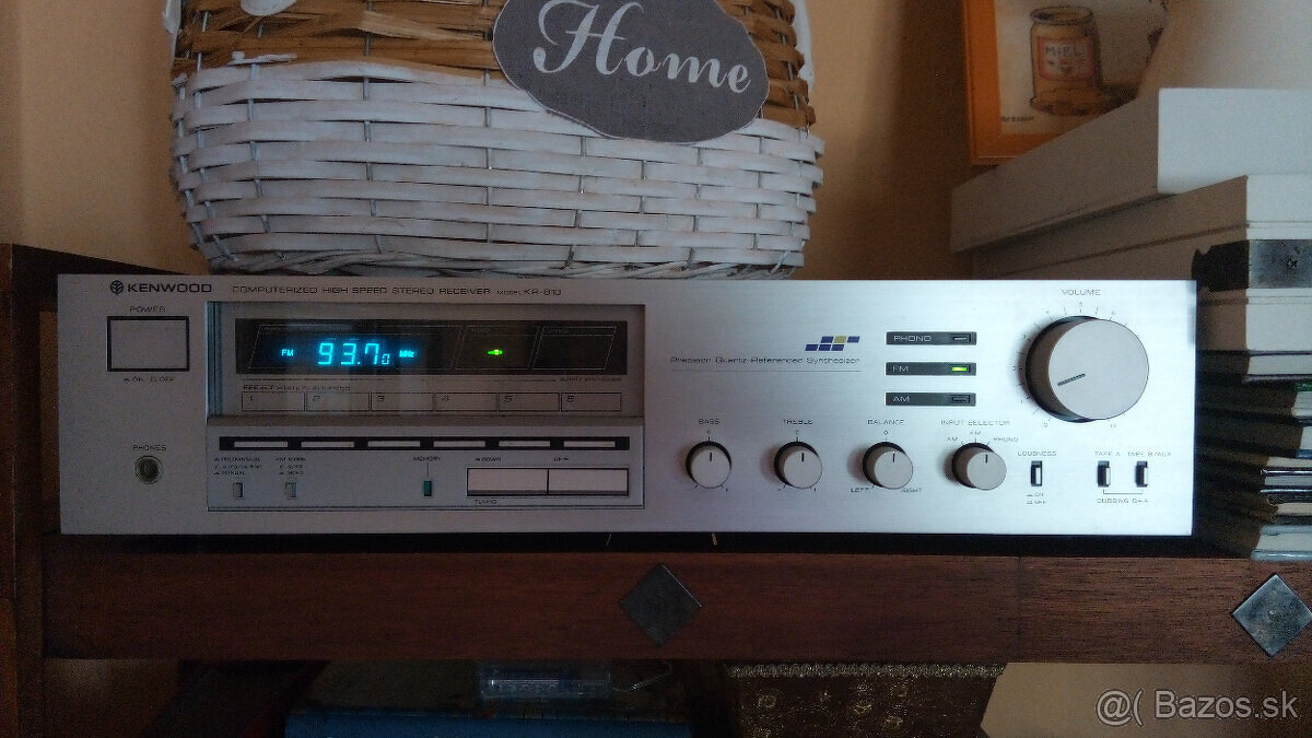Predám krásny vintage receiver Kenwood KR810 (r.v. 1982)