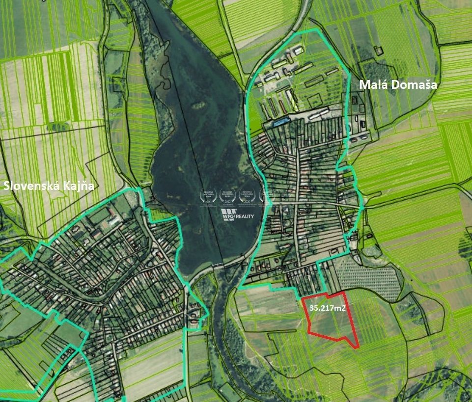 Predávame pozemok /3,5 ha/ v obci Malá Domaša