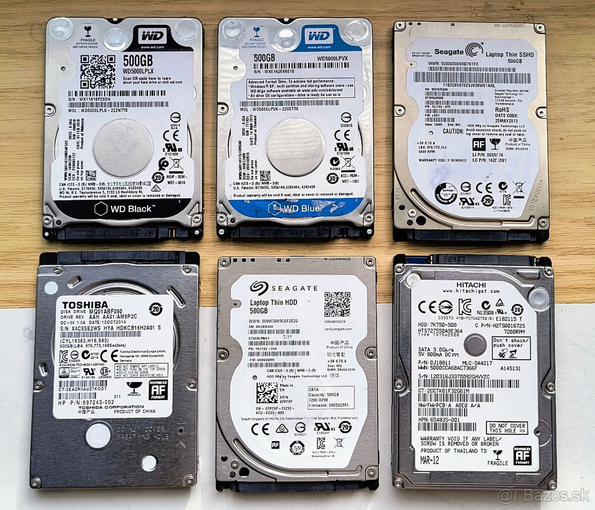 2.5" Notebookové HDD 500 GB SATA