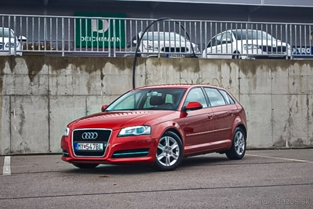 Audi A3 sportback 1, 6 TDI, 77 kW, 7-stup automat s-tronic