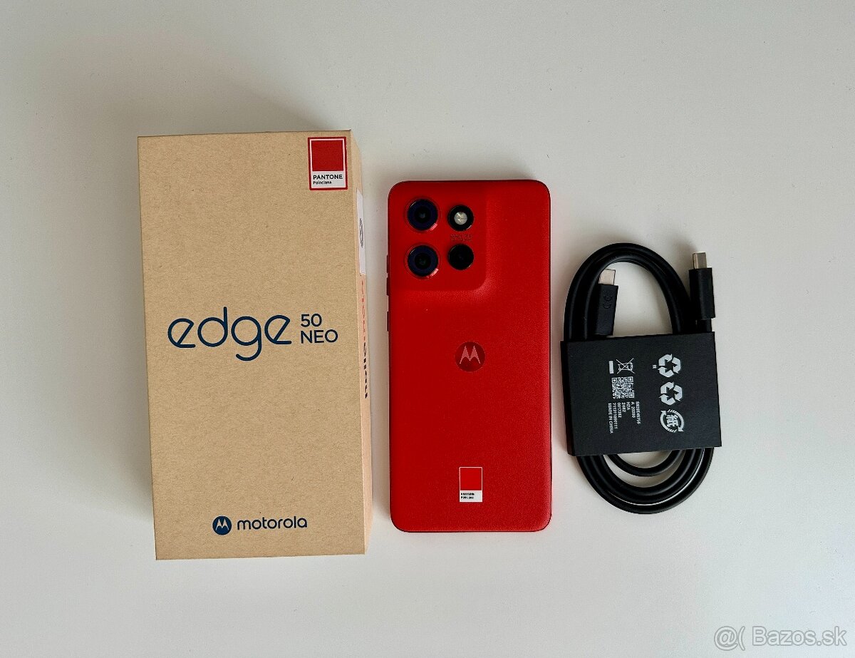 Motorola Edge 50 Neo 8GB/256GB, cerveny TOP, ZARUKA