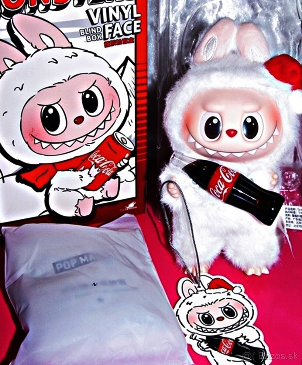 ORIGINÁL LABUBU POP MART Coca-Cola - limitka, mončičák