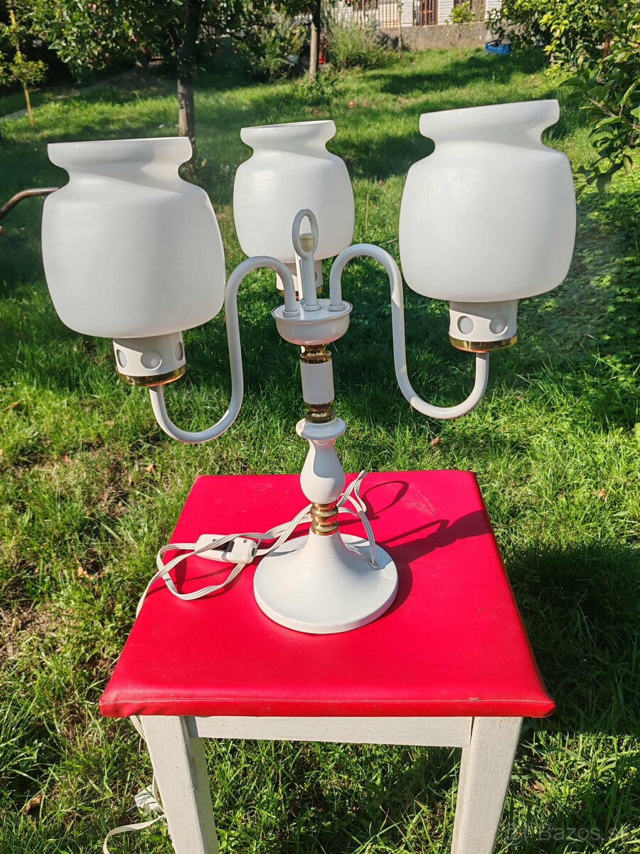 Retro stolná lampa Drukov