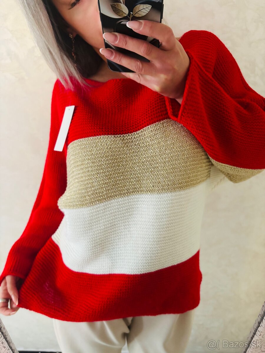 Damsky svetrik strips