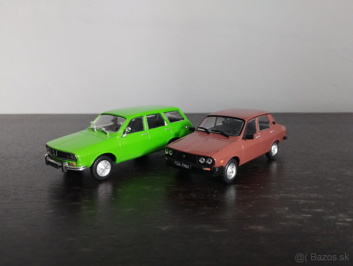 2x Legendarne automobily čssr 1:43 Dacia 1300 a 1310 , 1/43