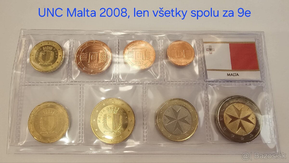 Set Malta 2008 UNC