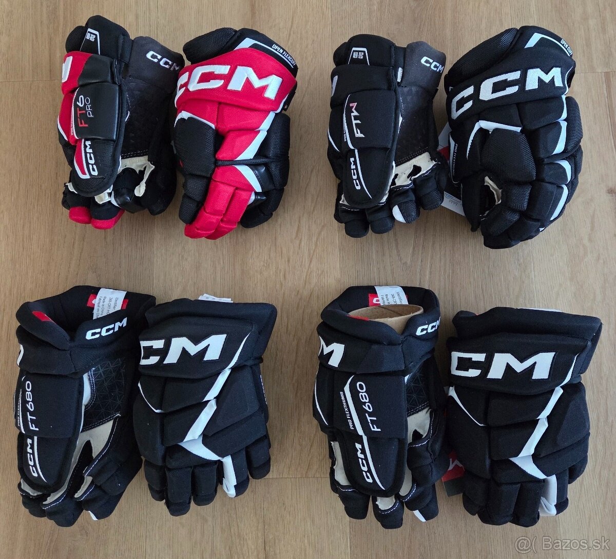 Hokejové rukavice CCM Jetspeed junior